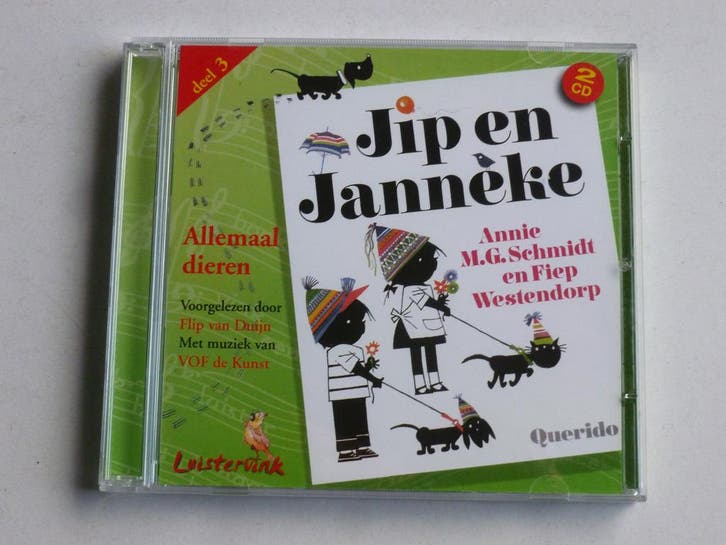 Jip en Janneke - Annie M.G. Schmidt Deel 3 (2 CD), Cd's en Dvd's, Cd's | Kinderen en Jeugd, Zo goed als nieuw, Ophalen of Verzenden