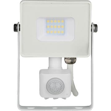LED Bouwlamp 10 Watt met Sensor - LED Schijnwerper - Viron, Ophalen of Verzenden, Nieuw