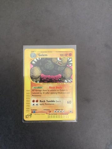Pokémon - 1 Card - Golem Foil - WOTC - Expedition Base Set, Nieuw