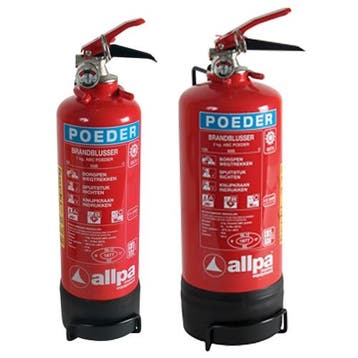 Brandblusser, klasse A, B en C Poederblusser-2 kilo, Ophalen of Verzenden, Nieuw