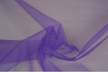15 meter organza stof - Paars, 120 cm of meer, Paars, Ophalen of Verzenden, Polyester