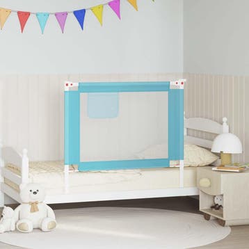 vidaXL Bedhekje peuter 100x25 cm stof blauw, Kinderen en Baby's, Verzenden, Nieuw
