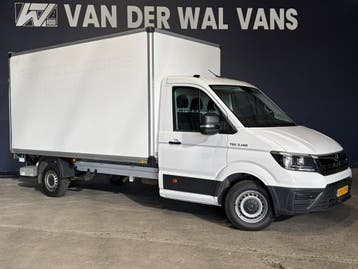 Volkswagen Crafter 2.0 141pk Bakwagen Laadklep Euro6 Airco |, Stof, Gebruikt, Volkswagen, Wit