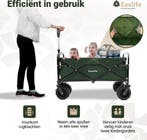 EasLife Bolderkar Opvouwbaar - Bolderwagen - met Regen Hoes, Ophalen of Verzenden, Nieuw