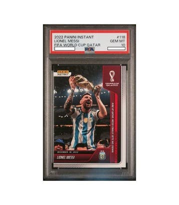 2022 Panini Instant Lionel Messi #118 - Fifa World Cup, Nieuw