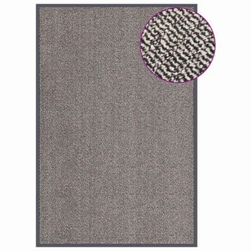 vidaXL Deurmat getuft 120x180 cm lichtbruin, Tuin en Terras, Verzenden, Nieuw