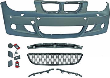 M pakket voorbumper BMW 1 serie E87 en E87 LCI B2265, Nieuw, Voor, BMW