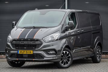 Ford Transit Custom L2H1 | 2.0Tdci 185Pk | Sport 320 | Stoel, Gebruikt, Euro 6, Leder en Stof, Overige kleuren