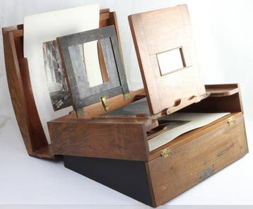 en bois « Frith’s Cosmoscope » Visionneuse, vers 1860 Kijker, Nieuw
