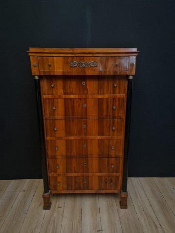 Commode - Hout, Brons - Mobiele bar in Empire-stijl