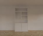 123Kast - vakkenkast Mendoza 02 - 120x35x220H cm - 2 push to, Verzenden, Nieuw