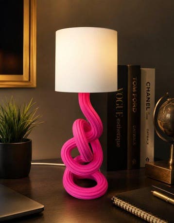 Tafellamp - ABS - Knot twist tafellamp