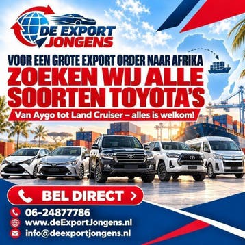 Toyota verkopen? Wij kopen alle soorten Toyota’s