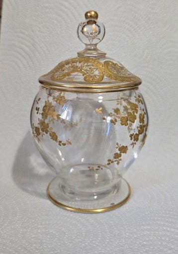 Baccarat - Suikerpot - Kristal, Antiek en Kunst