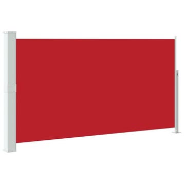 Zijscherm 300cm Rood | Tweedekansje | OP=OP, Tuin en Terras, Overige typen, Ophalen of Verzenden, Zo goed als nieuw, 150 tot 300 cm