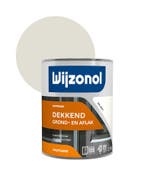 Wijzonol Dekkend Grond- en Aflak Halfglans Ral 9001 750 ml, Ophalen of Verzenden, Nieuw