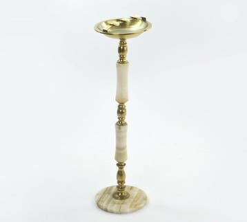 Thiele - Asbak - Stand-Ascher - Gegoten messing -, Nieuw