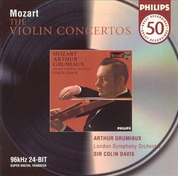 cd - Mozart - Arthur Grumiaux, London Symphony Orchestra,..., Verzenden, Zo goed als nieuw