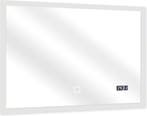 Badkamerspiegel met verlichting - Wandspiegel - 80x60 cm - J, Huis en Inrichting, Woonaccessoires | Spiegels, Verzenden, Zo goed als nieuw
