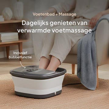 2dekans | Brixy Voetenbad - Handmatige Massage Rollers -, Sport en Fitness, Massageproducten, Ophalen of Verzenden, Zo goed als nieuw