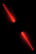 Lightsaber 66 cm 2 stuks Koppelbaar Lichtzwaard Space Star L, Ophalen of Verzenden, Nieuw, Feestartikel, Carnaval