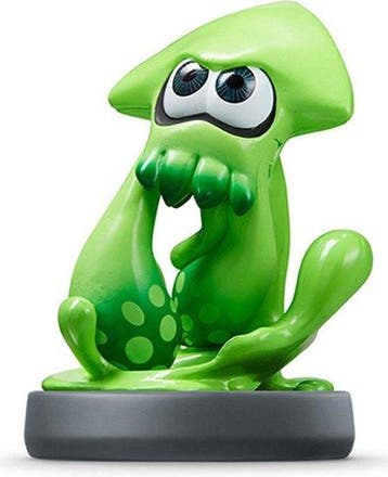 Nintendo Amiibo Splatoon Inkling Squid Green, Ophalen of Verzenden, Zo goed als nieuw