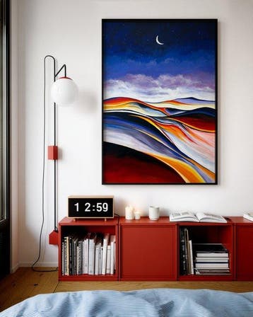 Ella Suárez - Paisaje nocturno - XL (no reserve)