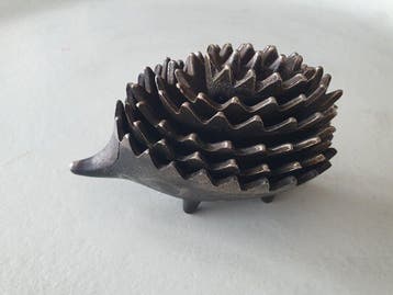 naar Walter Bosse - Asbak (6) - Hedgehog - Metaal -, Antiek en Kunst