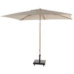 Azzurro stokparasol 200x300 cm houtlook frame sand 4, Ophalen of Verzenden, Nieuw