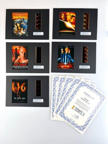 Bruce Willis – Rare Set of 5 Mounted 35mm Film Cells –, Nieuw