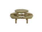 Talen Kinderpicknicktafel Merel 130 x 130 cm, Tuin en Terras, Tuinsets en Loungesets, Nieuw