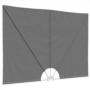 vidaXL Balkon Privacy Scherm 200 x 400 cm Polyester, Verzenden, Nieuw