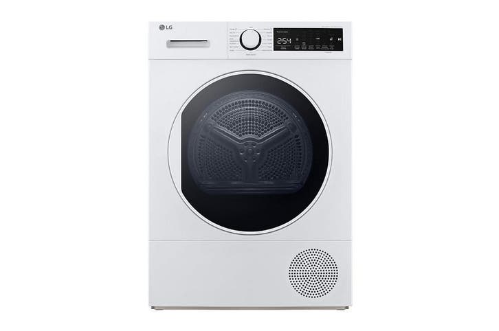 LG RH80T2AP6RM droger Voorbelading 8 kg Wit, Witgoed en Apparatuur, Wasdrogers, Overige typen, Nieuw, Anti-kreukfase, 95 cm of meer