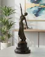 Demetre Haralamb Chiparus (1886-1947) - after - sculptuur,, Antiek en Kunst