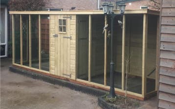 voliere van hout vogelhok vogelkooi volieres ook maatwerk, Ophalen, Nieuw, Overige typen