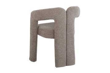 Stoel ARCH greige teddyfleece fauteuil - 70011, Ophalen of Verzenden, Nieuw