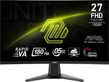 MSI MAG 27C6F FHD curved gaming monitor 180Hz 27 Inch, Verzenden, Nieuw