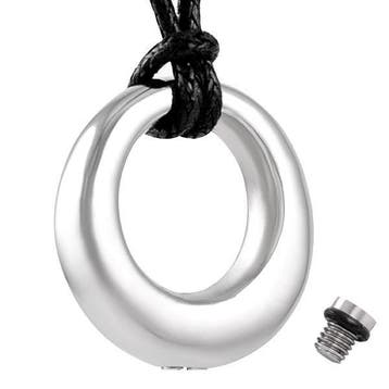 Assieraad, ashanger Circle of Life zilver, Nieuw, Grijs, Overige materialen, Kruis of Symbool