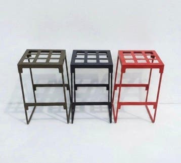 Driade - Konstantin Grcic - Kruk - Mingx - Staal - Nieuwe