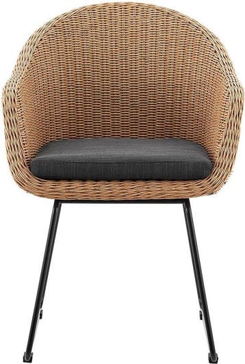 2dekans | Juskys – Cody Rotan Tuinstoelen Set van 2 – 59 x, Ophalen of Verzenden, Zo goed als nieuw