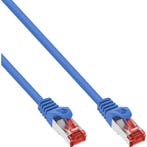 InLine netwerkkabel - Cat6 - S/FTP - 2 meter - blauw, Computers en Software, Pc- en Netwerkkabels, Verzenden, Nieuw