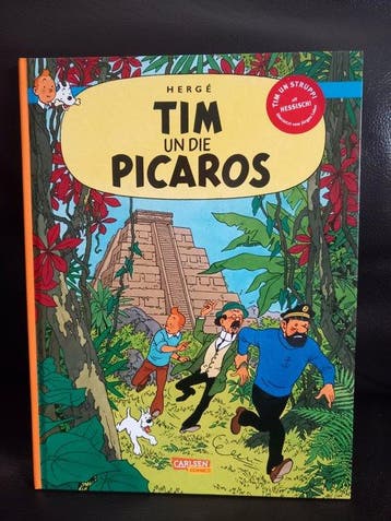 Tintin Hergé Moulinsart Tim un die Picaros (dialecte, Nieuw