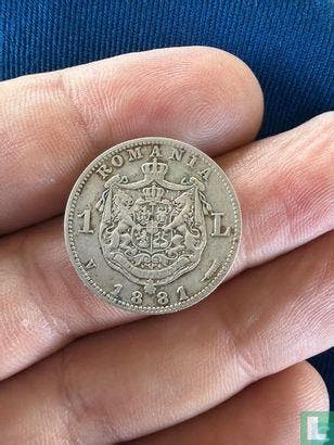 Roemenië 1 leu 1881, Verzenden, Overige landen, Losse munt, Goud