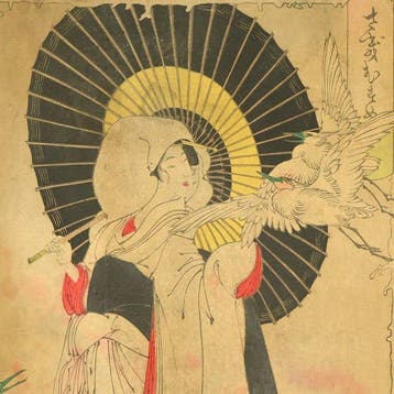 Sagi Musume  - Tsukioka Yoshitoshi  (1839-1892) -