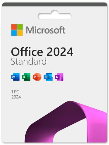 Microsoft Office 2024 Standard – Word, Excel en Outlook, Nieuw, MacOS