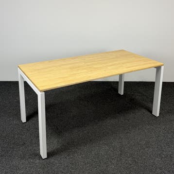 Ahrend Tafel - Wit Onderstel | 160 x 80 cm, Ophalen of Verzenden, Gebruikt