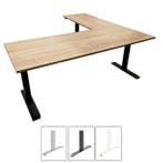 NIEUW Deluxe elektrisch zit-sta hoekbureau | 180x180 cm, Ophalen of Verzenden, Nieuw