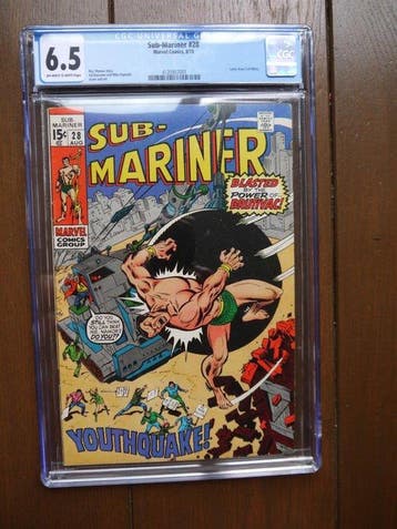 Sub-Mariner (1968 1st Series) #28 - 1 Graded comic - Eerste, Nieuw