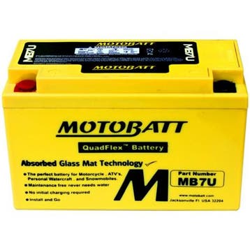 Motobatt Agm Accu Mb7U 12V 6.5Ah 151X65X94/94, Verzenden, Nieuw