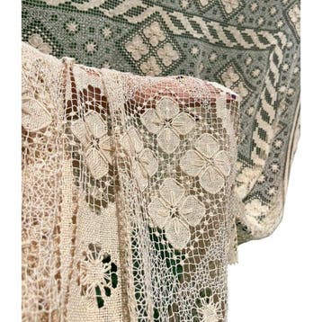 Bedsprei - 274 cm - 179 cm, Antiek en Kunst